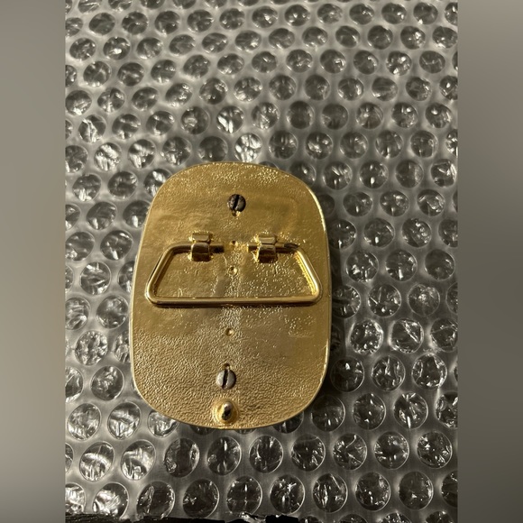 Rare Gemstone Flower Floral Western Cowgirl Cowboy 1980s Vintage belt buckle - Picture 3 of 3